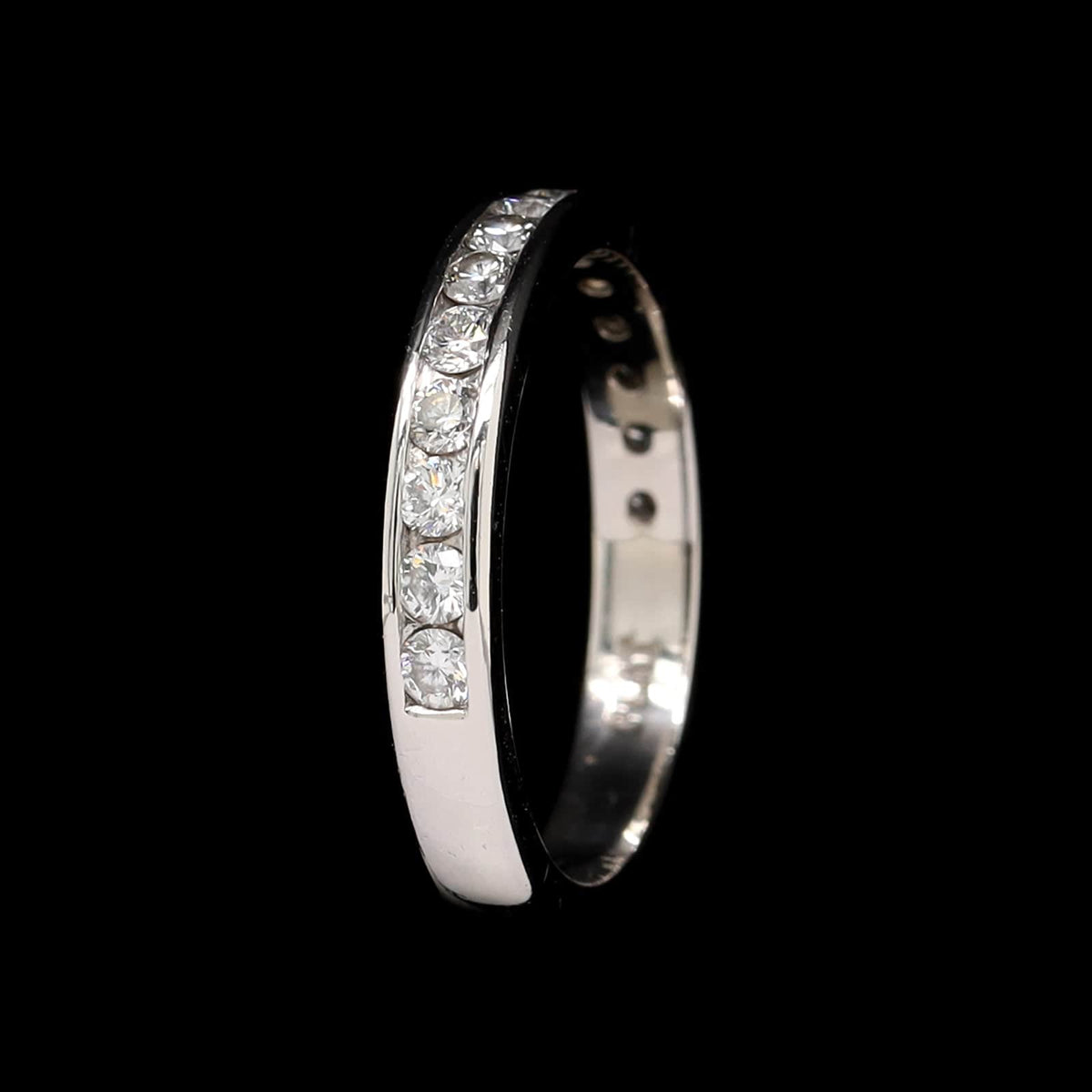 Platinum Estate Diamond Band
