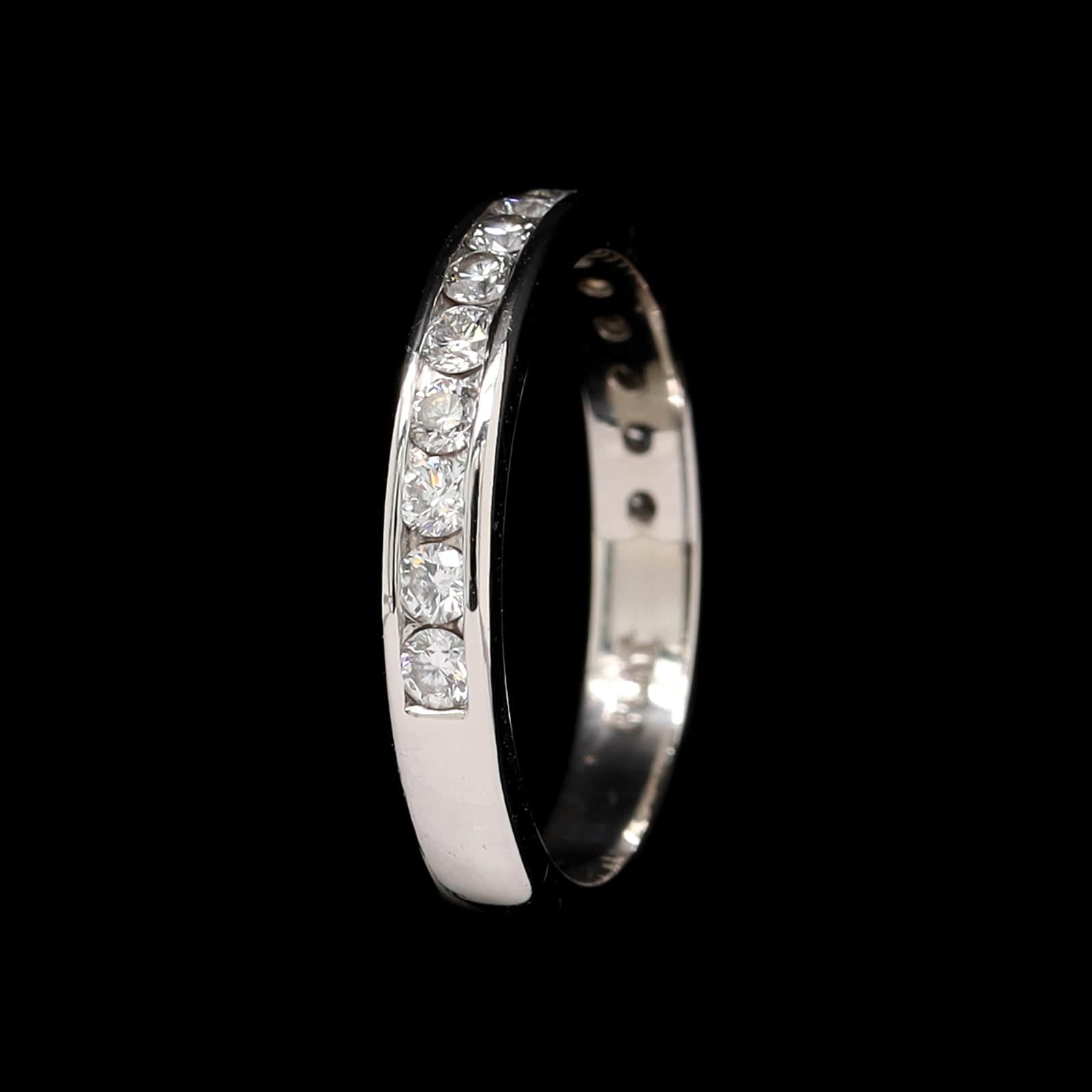 Platinum Estate Diamond Band