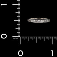 Platinum Estate Diamond Band