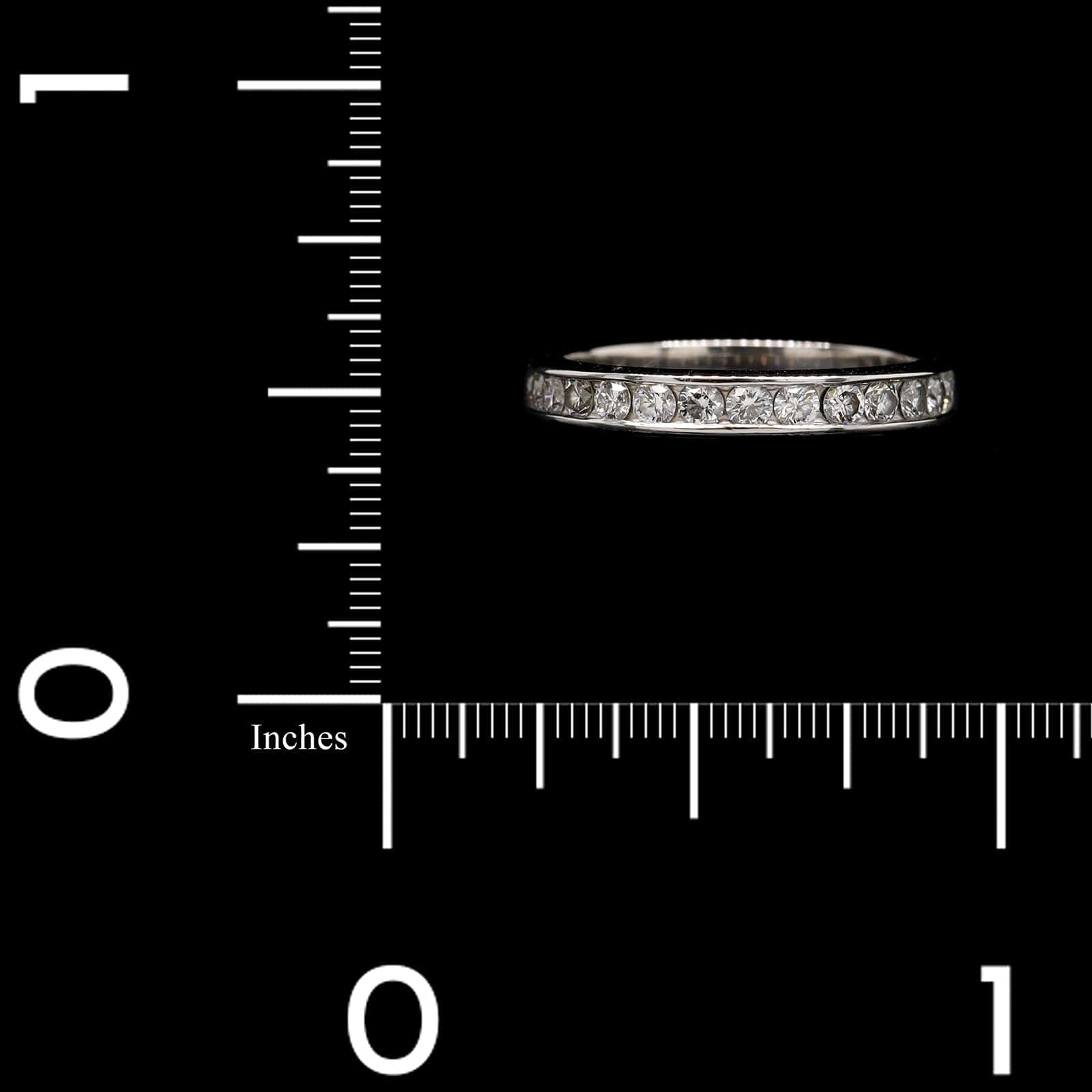 Platinum Estate Diamond Band