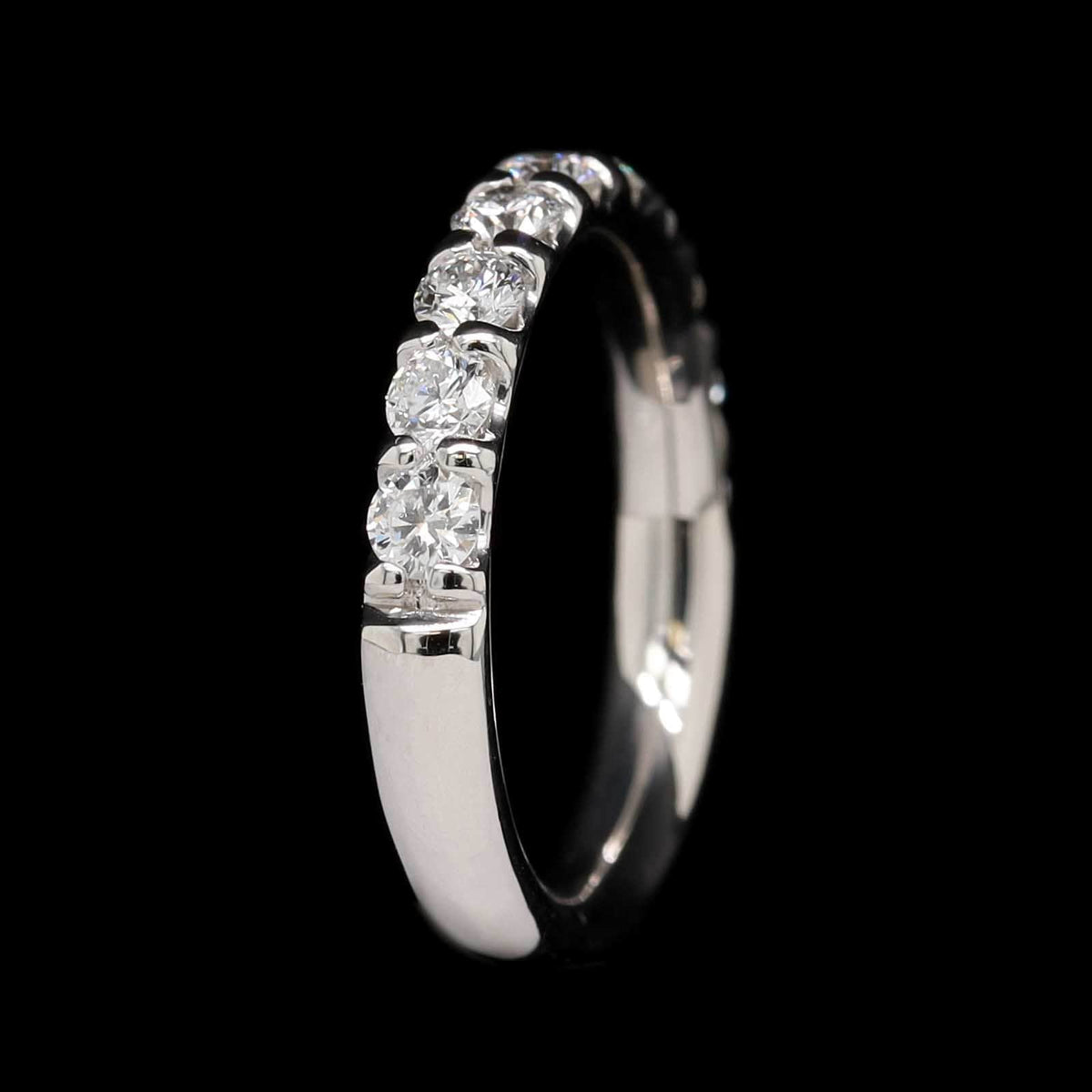 Platinum Estate Diamond Band