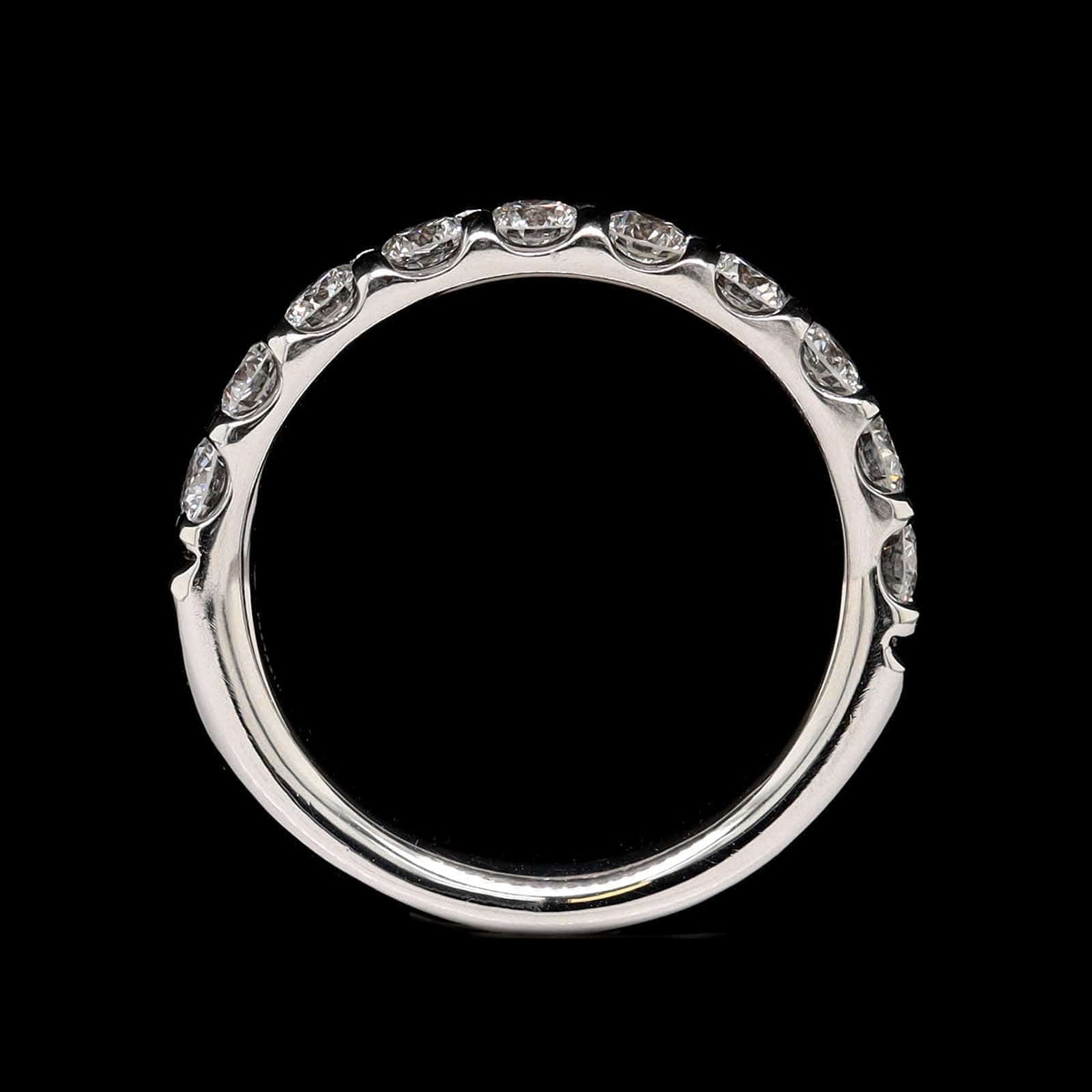 Platinum Estate Diamond Band