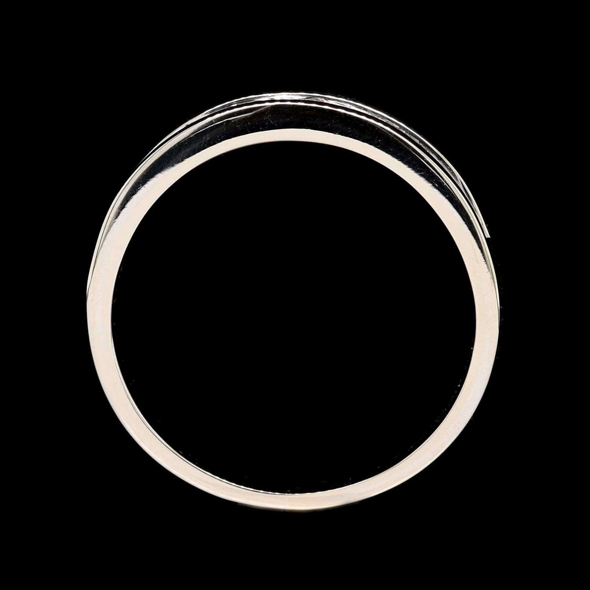 14K White Gold Estate Diamond Band