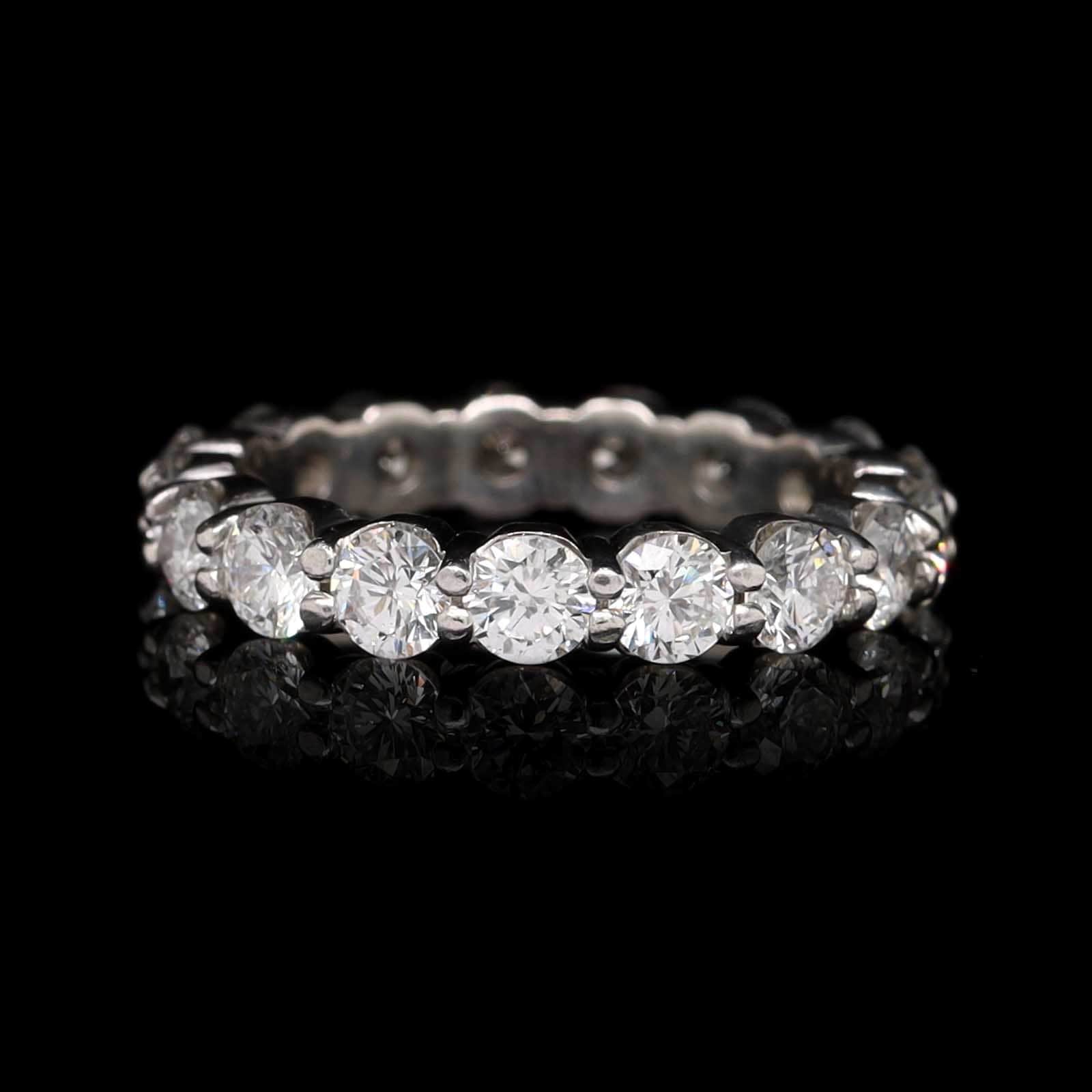 Platinum Estate Diamond Eternity Band