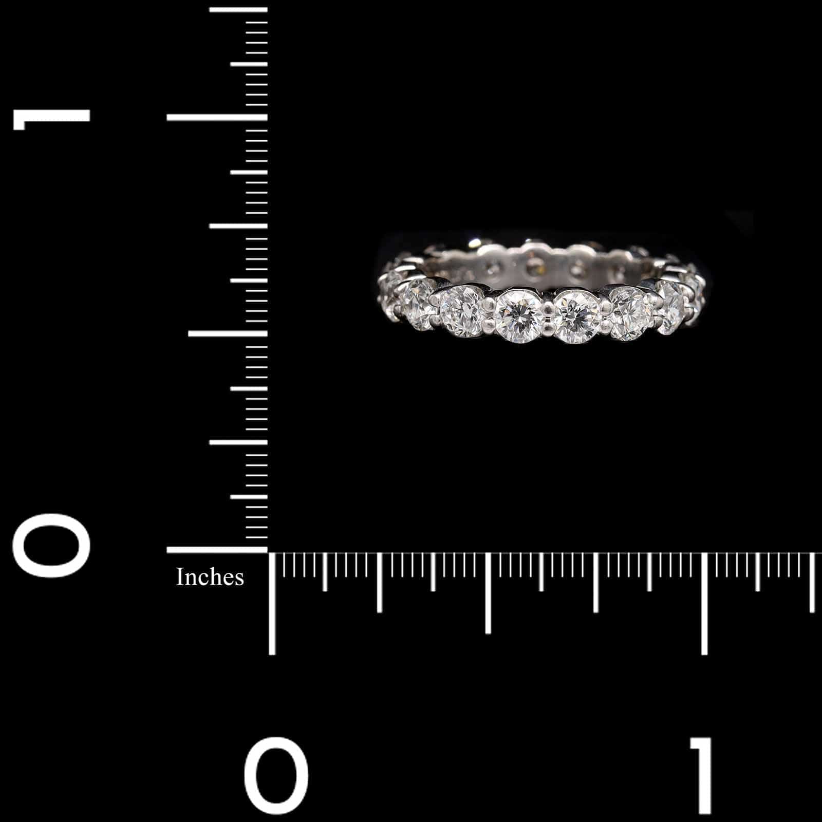 Platinum Estate Diamond Eternity Band