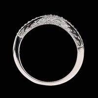 14K White Gold Estate Diamond Wrap Ring
