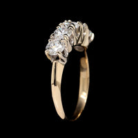 14K Yellow Gold Estate Diamond Band
