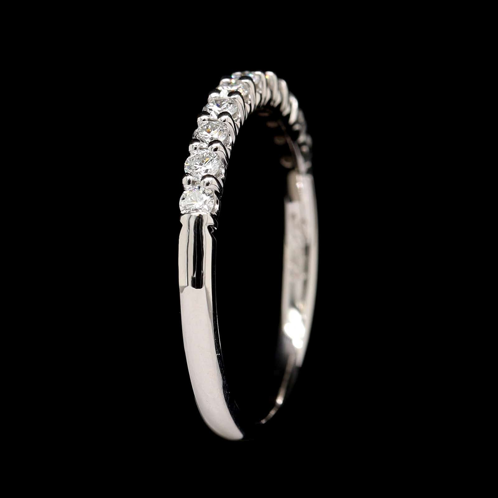 Platinum Estate Diamond Band