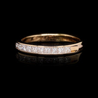 14K Yellow Gold Estate Diamond Band