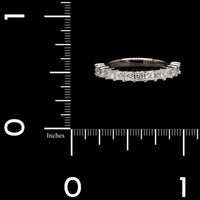 14K White Gold Estate Diamond Band