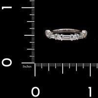 14K White Gold Estate Diamond Band