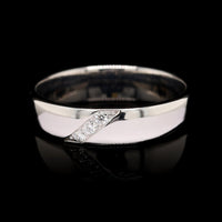Furrer Jacot 18K White Gold Estate Diamond Band