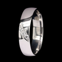 Furrer Jacot 18K White Gold Estate Diamond Band