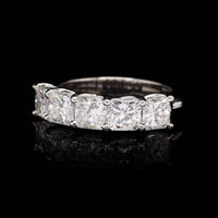 Platinum Estate Diamond Five Stone Band