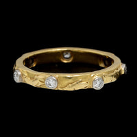 Daniel Spirer 18K Two-tone Gold Diamond Band