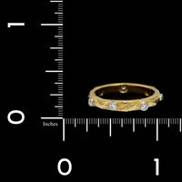 Daniel Spirer 18K Two-tone Gold Diamond Band