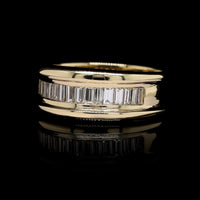 14K Yellow Gold Estate Diamond Band