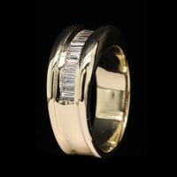 14K Yellow Gold Estate Diamond Band
