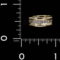 14K Yellow Gold Estate Diamond Band
