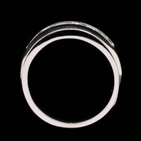 14K White Gold Estate Diamond Band