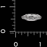 14K White Gold Estate Diamond Band