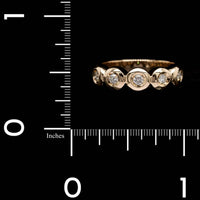 14K Yellow Gold Estate Diamond Band