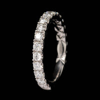 Platinum Estate Diamond Band