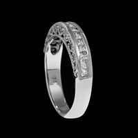14K White Gold Estate Diamond Band
