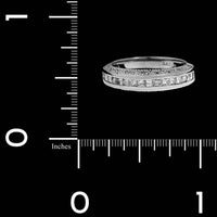 14K White Gold Estate Diamond Band