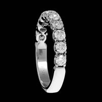 14K White Gold Estate Diamond Band