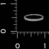 18K White Gold Estate Diamond Band