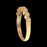 18K Yellow Gold Estate Diamond Band
