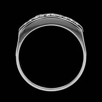 14K White Gold Estate Diamond Band