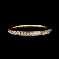 14K Yellow Gold Estate Diamond Band