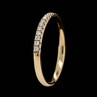 14K Yellow Gold Estate Diamond Band