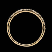 14K Yellow Gold Estate Diamond Band