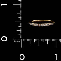 14K Yellow Gold Estate Diamond Band