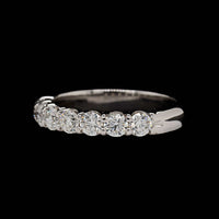 18K White Gold Estate Diamond Band