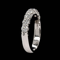 18K White Gold Estate Diamond Band