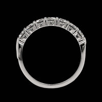 18K White Gold Estate Diamond Band