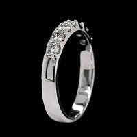14K White Gold Estate Diamond Band
