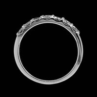 14K White Gold Estate Diamond Band