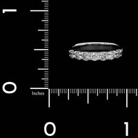 14K White Gold Estate Diamond Band