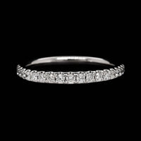 14K White Gold Estate Diamond Band