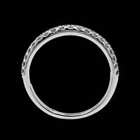 14K White Gold Estate Diamond Band