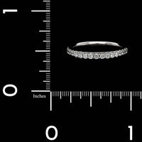 14K White Gold Estate Diamond Band