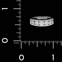 14K White Gold Estate Diamond Band