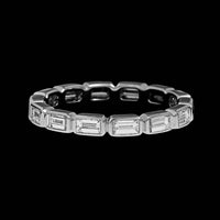 18K White Gold Estate Diamond Eternity Band