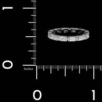 18K White Gold Estate Diamond Eternity Band