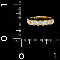 14K Yellow Gold Estate Diamond Band